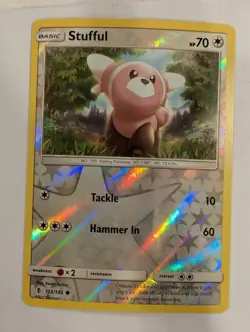 Stufful 112/145 Guardians Rising Pokemon Reverse Holo Foil Nice! - Image 1