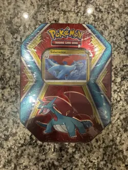 Pokemon TCG Salamence Collectible Tin Sealed with 3 Booster Packs - Image 1