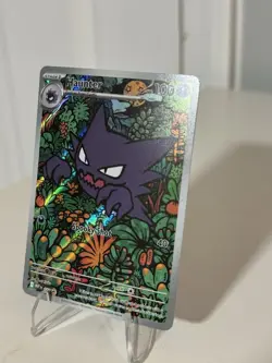 pokemon tcg haunter illustration rare 027 promo W/gengar Coin - Image 2