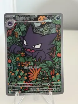 pokemon tcg haunter illustration rare 027 promo W/gengar Coin - Image 3