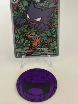 pokemon tcg haunter illustration rare 027 promo W/gengar Coin - Image 4