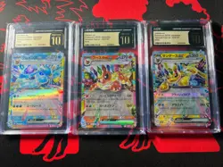 Pokemon Terastal Festival EX Glaceon Flareon Jolteon CGC PRISTINE 10 CLEAN PSA - Image 1