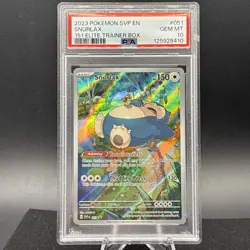 2023 POKEMON SVP EN-SV BLACK STAR PROMO 151 ELITE TRAINER BOX SNORLAX PSA 10 - Image 1