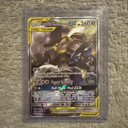 2019 Lucario Melmetal GX Tag Team SM192 Pokemon Promo Holo Rare English NM - Image 1
