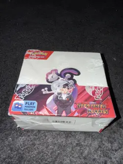 Pokemon Destined Rivals Booster Box (36 Packs) With Acrylic Case New & Sealed ✅ - Image 1