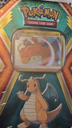 New Pokemon Dragonite Dragon Tin Sealed Promo Booster Packs English 2019 - Image 2