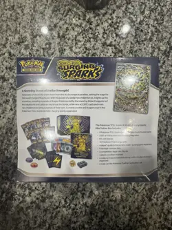Pokemon Tcg, Scarlet And Violet Surging Sparks Elite Trainer Box Etb Brand New - Image 2