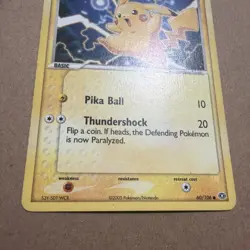 Pokemon TCG - Pikachu 60/106 - Emerald 2005 - Image 3