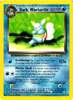Pokemon TCG Dark Wartortle 39/110 Legendary Collection Regular VLP - Image 1