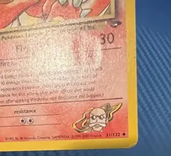Pokemon TCG Blaine's Charmeleon Gym Challenge 31/132 Unlimited Uncommon DMG - Image 3