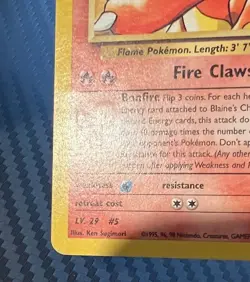 Pokemon TCG Blaine's Charmeleon Gym Challenge 31/132 Unlimited Uncommon DMG - Image 4
