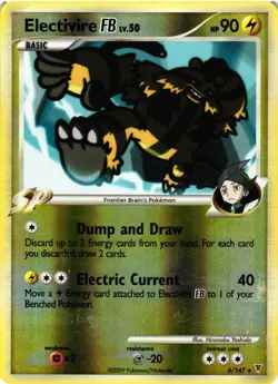 Pokemon TCG Electivire 4/147 Reverse Holo Rare Platinum Supreme Victors LP - Image 1