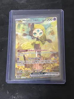 Meloetta ex Special Illustration Rare 167/086 Pokemon Black Bolt English SIR - Image 1