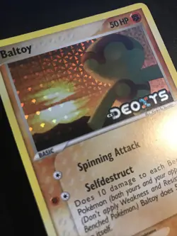 Baltoy 53/107 LP Holo Foil EX Deoxys Stamped Pokemon. Fast Shipping w/Tracking! - Image 2