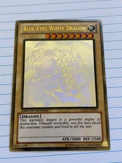 Blue Eyes White Dragon GLD5-EN001 Gold Series: Haunted Mine Limited Edition LP - Image 1