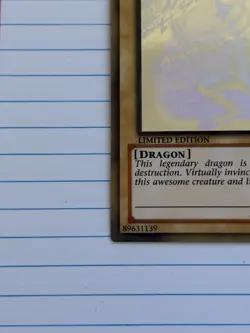 Blue Eyes White Dragon GLD5-EN001 Gold Series: Haunted Mine Limited Edition LP - Image 4