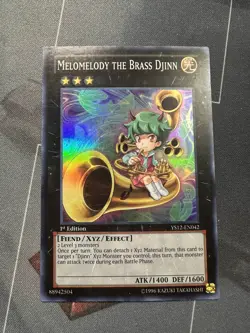 Melomelody the Brass Djinn YS12-EN042 Super Rare 1st Edition NM Yugioh - Image 1
