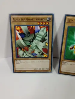 Yu-Gi-Oh Alpha Beta Gamma X3 Magnet Warrior- First edition 1996 - Image 3