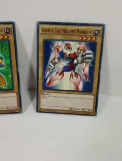 Yu-Gi-Oh Alpha Beta Gamma X3 Magnet Warrior- First edition 1996 - Image 5