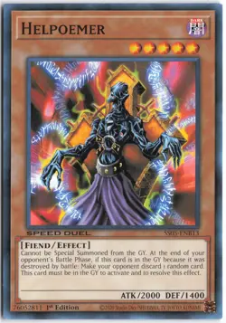 Yugioh - Helpoemer SS05-ENB13 1st Edition - Speed Duel Decks: Twisted Nightmares - Image 1