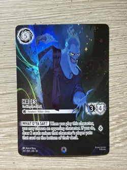 ICONIC Hades - Looking for a Deal 242/204 Disney Lorcana Whispers in the Well NM - Image 1