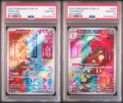 PSA 10 SEQ Deerling Sawsbuck AR set SV5M Cyber Judge Pokemon Card Japanese - Image 1