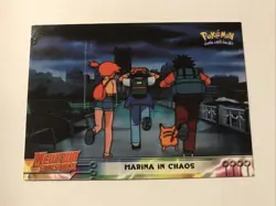 MARINA IN CHAOS #14 - TOPPS BLACK Logo - The First Movie - POKEMON CARD - NM - Image 1