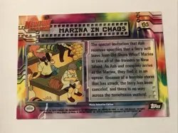 MARINA IN CHAOS #14 - TOPPS BLACK Logo - The First Movie - POKEMON CARD - NM - Image 2