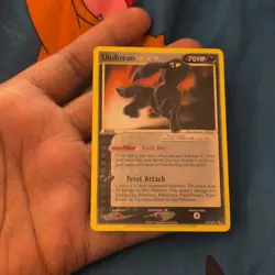 Pokemon Umbreon Star Ultra Rare Holo 017/017 POP Series 5 70HP Card - Image 1