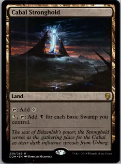 Magic the Gathering - Cabal Stronghold - Dominaria - LP - Rare - 238 - MTG Card - Image 1