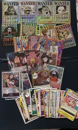 One Piece Lot Op-10 Op-11 + Sticker Cards Tcg monkey d luffy smoker foil - Image 1