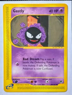 Gastly | 109/165 Regular Common | E-Card Series: Expedition | Lightly Played - Image 1