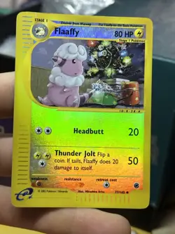 #2 Flaaffy 77/165 Expedition 2002 Reverse Holo e-Series Pokemon Card TCG - Image 3