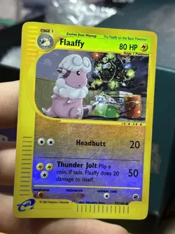 #2 Flaaffy 77/165 Expedition 2002 Reverse Holo e-Series Pokemon Card TCG - Image 4