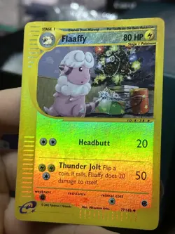 #2 Flaaffy 77/165 Expedition 2002 Reverse Holo e-Series Pokemon Card TCG - Image 5