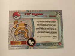 2000 Pokemon HYPNO #97 [Non-Holo] Topps Blue Logo TV Animation Card - Image 2
