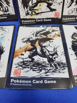 Sumi-e Retsuden vol. #1 FULL SET Individual Card Sleeves Pokemon Center Japan - Image 3