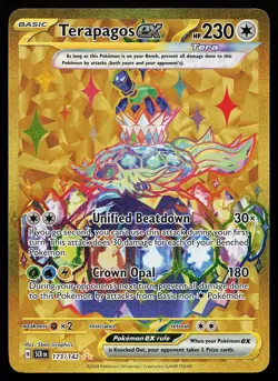 Terapagos ex 173/142 Secret Rare Stellar Crown Pokemon Card - Image 1