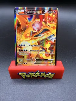 Charizard EX XY121 Black Star Promo Full Art Holo Pokemon Card MP See Photos - Image 1