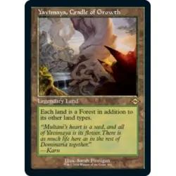 YAVIMAYA, CRADLE OF GROWTH (RETRO FRAME) Modern Horizons 2 Magic MTG MINT CARD - Image 1