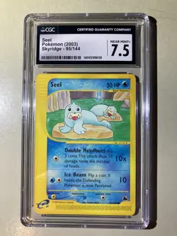 Seel Pokemon Skyridge 2003 7.5 Near Mint+ CGC Graded RARE CARD - Image 1