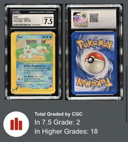 Seel Pokemon Skyridge 2003 7.5 Near Mint+ CGC Graded RARE CARD - Image 3