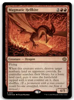 FOIL Magmatic Hellkite #111 Tarkir: Dragonstorm - Image 1