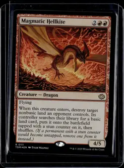 Magmatic Hellkite - 111 - Foil - TDM - NM - MTG Magic the Gatghering - Image 1