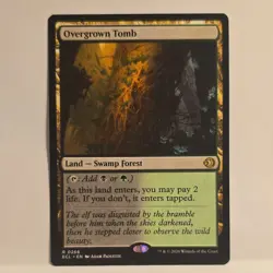 MTG Overgrown Tomb Rare ECL #0266 Land Black Green Adam Paquette 2026 - Image 1