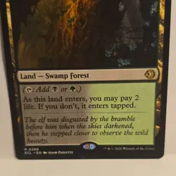 MTG Overgrown Tomb Rare ECL #0266 Land Black Green Adam Paquette 2026 - Image 2