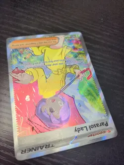 Parasol Lady 238/182 Paradox Rift Full Art Ultra Rare Holo Pokemon Card NM - Image 5