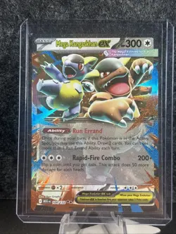 2025 Pokemon Mega Kangaskhan EX 104/132 Secret Rare Holo 5ban Graphics NM Raw - Image 1