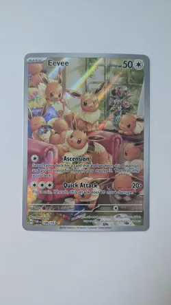 Eevee 188/167 Illustration Rare Pokemon TCG S&V Twilight Masquerade - Image 1