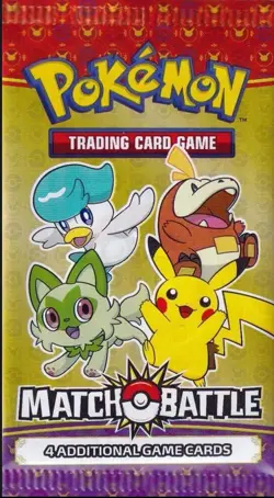 Pokemon McDonalds Match Battle Promo 2023 Sealed Booster Pack TCG Card - Image 1